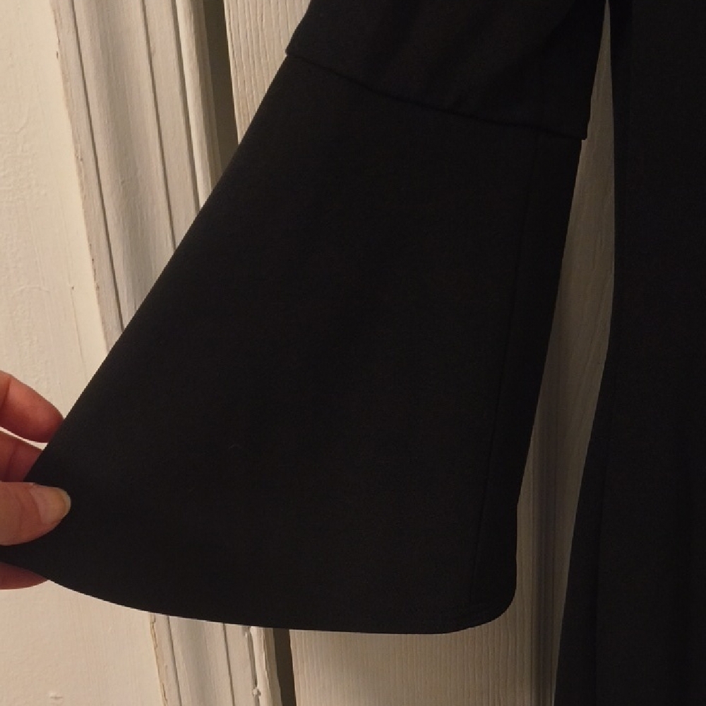 Calvin Klein Black Flared Sleeve Dress - Picture 4 of 4